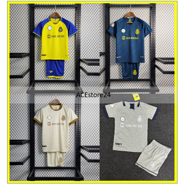 Kids Jersey Al-Nassr & Al Hilal Home , Away , 3rd , Special Kit 22/23 jersi kanak kanak*Local Seller Ready Stock*