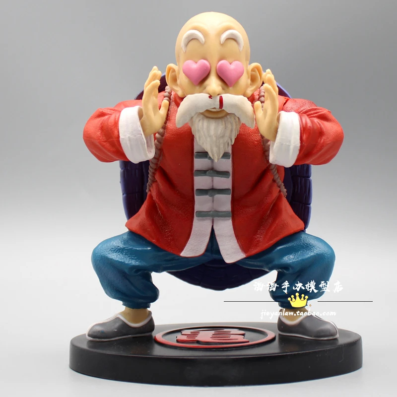 READY STOCKDragon Ball Anime Figure Gk Master Roshi Spray Nosebleed Pvc Action Figurine Decoration Model