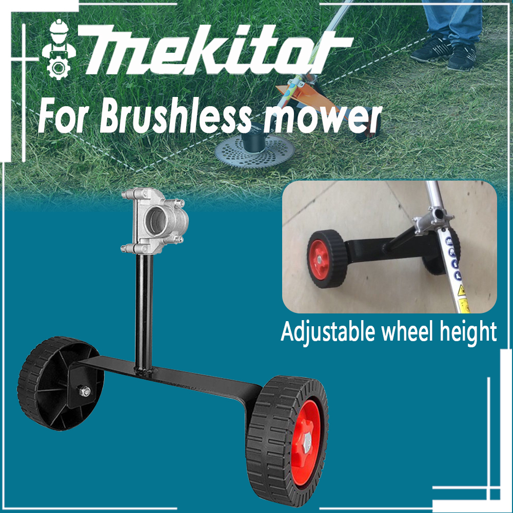 Mekitor grass cutter wheel mesin rumput wheel grass Spare Parts Alat Ganti Mesin Potong Rumput Roda Bateri Grass Cutter Wheels