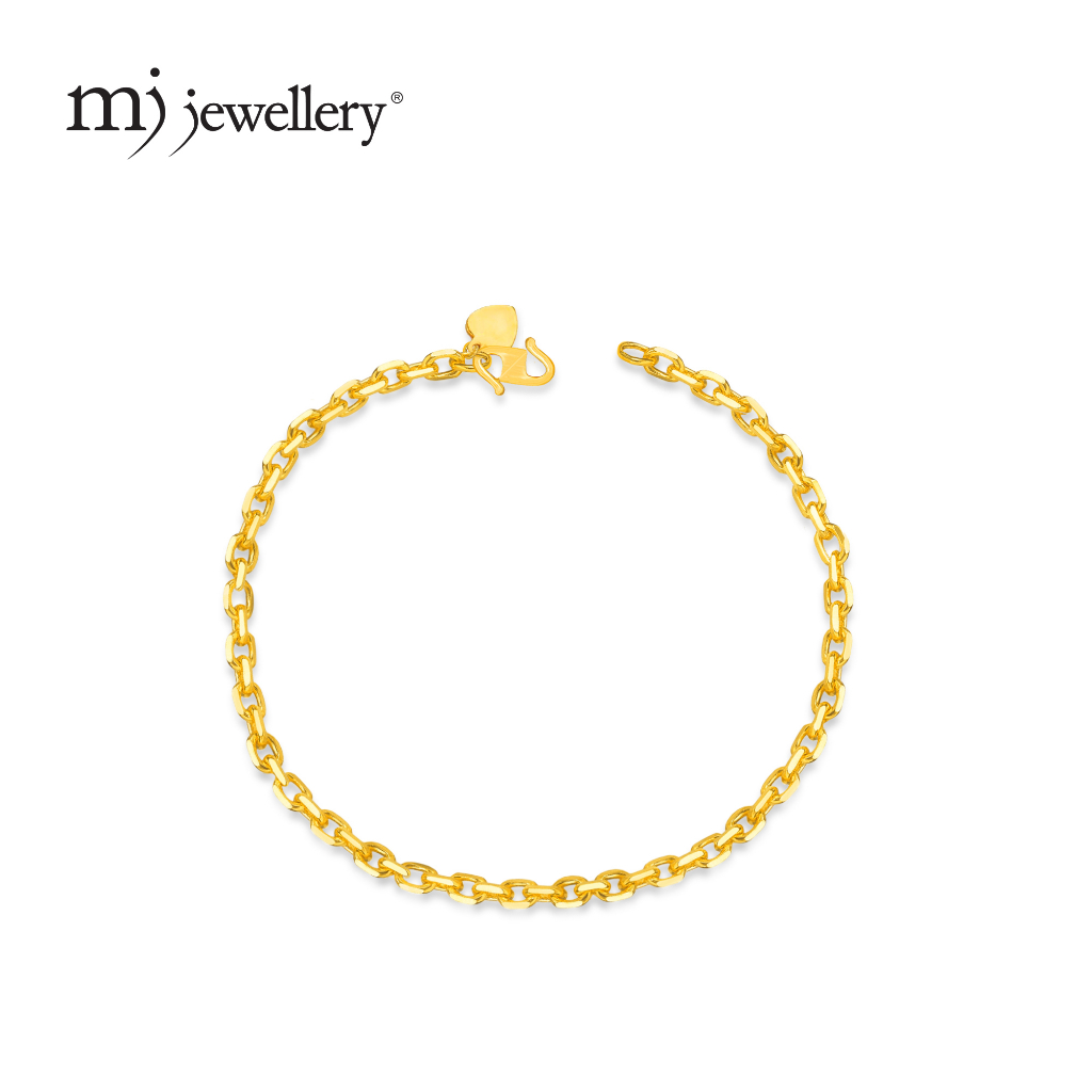MJ Jewellery 916/22K Gold Hollow Bracelet T021