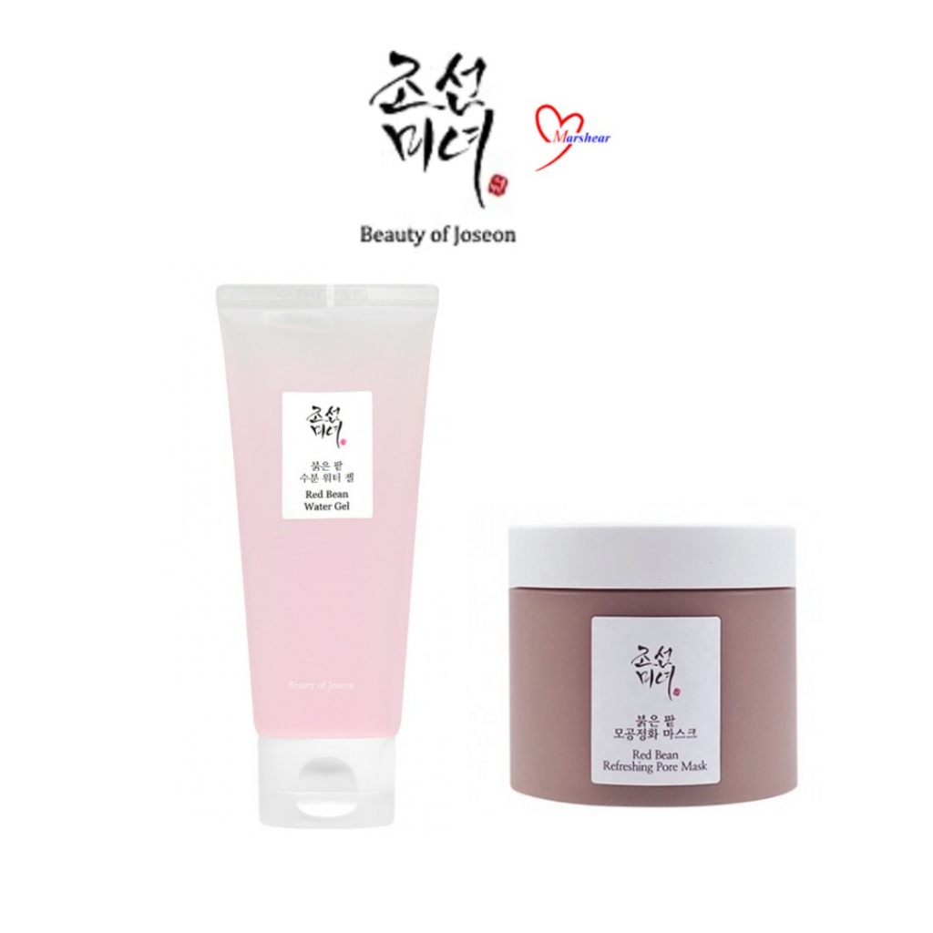 Beauty of Joseon Red Bean Refreshing Pore Mask 140ml / Red Bean Water Gel 100ml