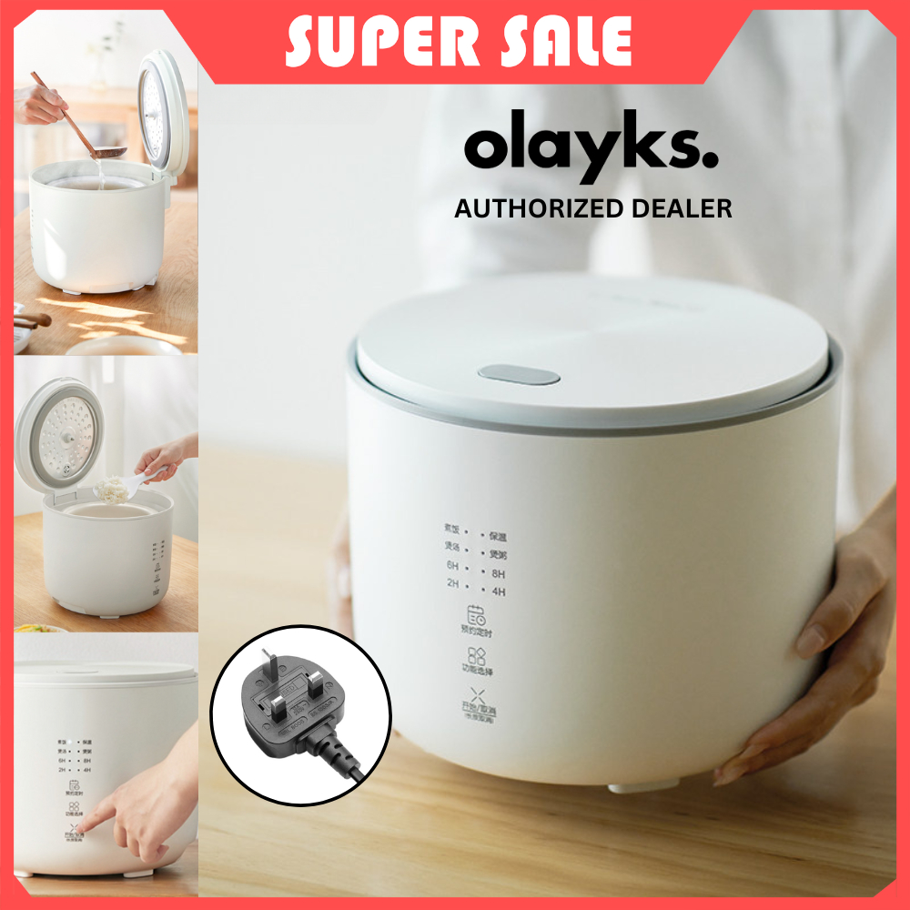 Olayks Smart Rice Cooker 2L 400W 8H Reservation Non Stick Pot Multifunction Mini Rice Cooker Periuk Nasi Elektrik 智能电饭煲