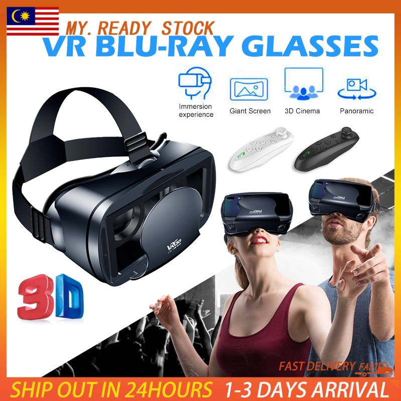 High-Quality VR BOX 2.0 II VRG PRO Virtual Reality Glass Earphones Gear Movie Games 3D Glasses Smartphone Full Screen