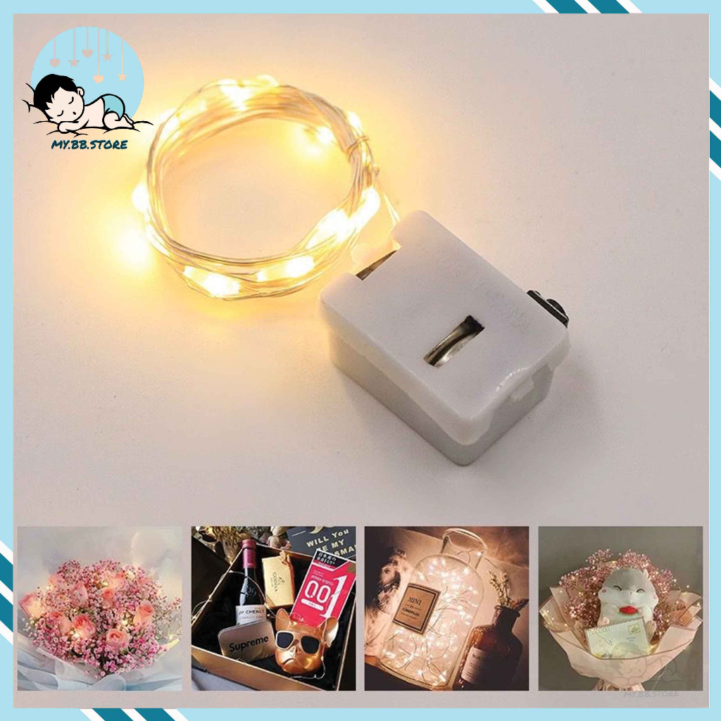 [Ready Stock] 3M LED Battery Powered Mini LED Copper Wire String Fairy Light