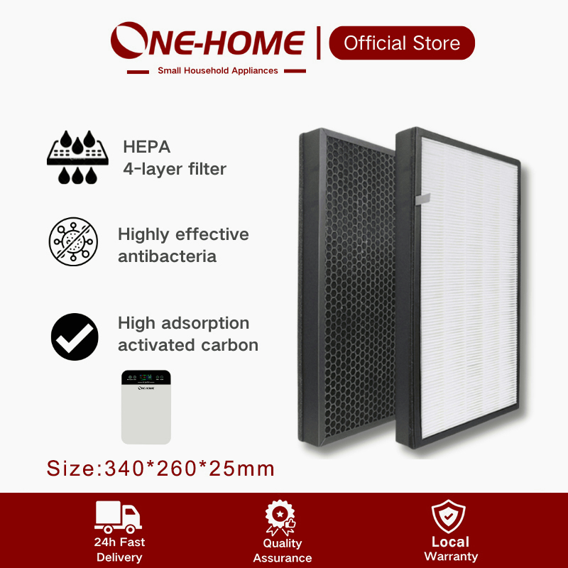 Onehome Anti Bacteria K5 Air Purifier Replacement 4 Layer Real HEPA - Filter Only