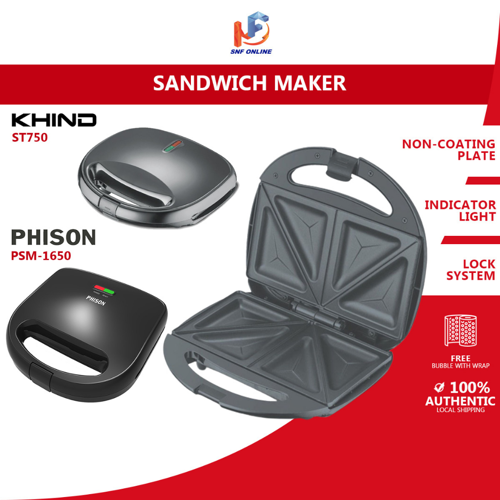 Khind / Phison Sandwich Maker ST-810 ST810 ST-750 ST750 PSM-1650 PSM-1650A