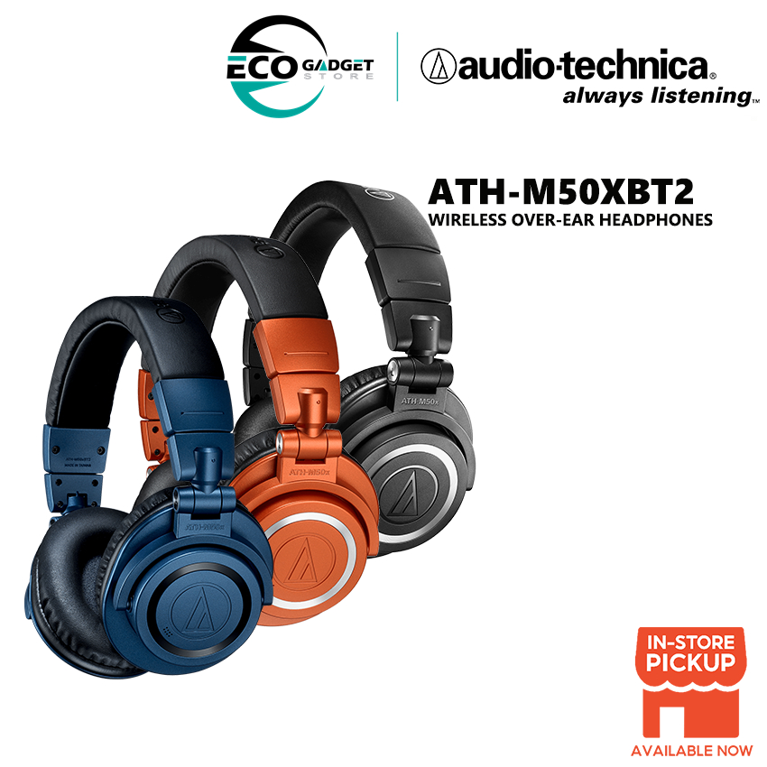 Audio-Technica ATH-M50xBT2 Wireless Over-Ear Microphone PROFESSIONAL STUDIO  MONITOR HEADPHONES - (ATH-M50XBT/ATH-M50X) | Shopee Malaysia