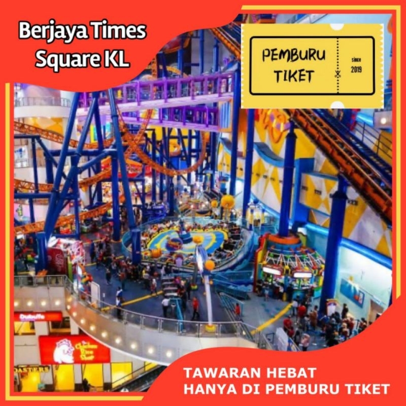 [PM HARGA PROMO] Berjaya Time Square Theme Park Tiket