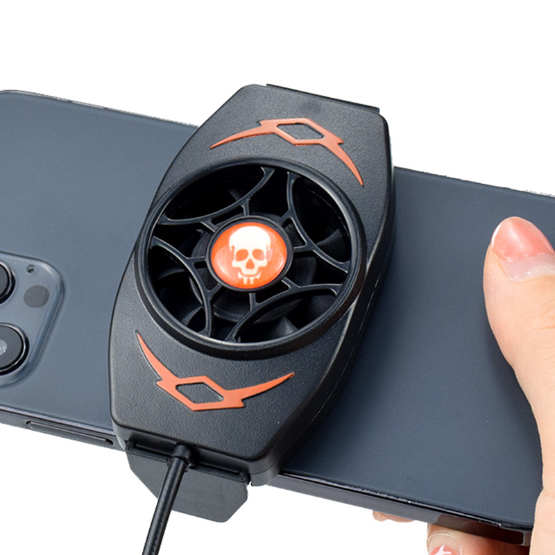 Mobile Phone Cooler Portable Cooling Fan X13 USB Powered Mobile Phone Radiator Cooling Tool Mute Dissipate For Gaming