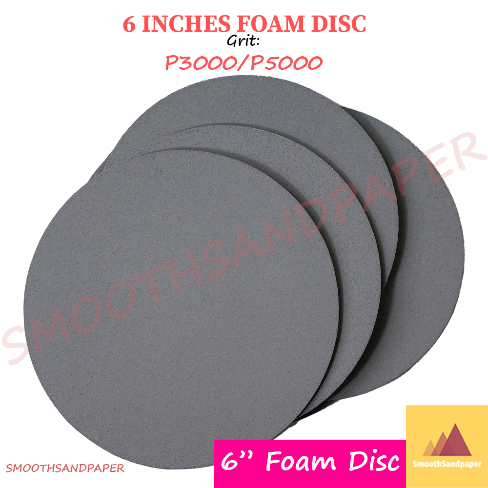 6 Inches 150mm Grinding Foam Disc 3D Pyramid Abrasive Sanding Sponge Disc 6寸金字塔海绵抛光精磨砂纸 image 2