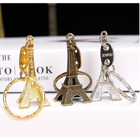 READY STOCK 巴黎铁塔 埃菲尔 铁塔 钥匙圈 Paris Eiffel Tower Keychain souvenir