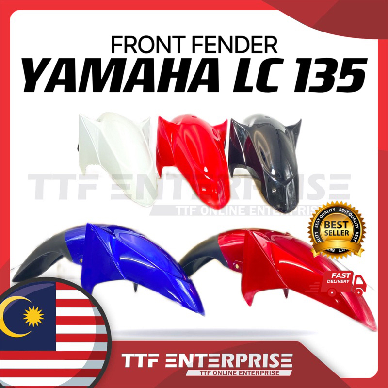 YAMAHA LC135 V1 FRONT FENDER ( STANDARD ) MAGAT DEPAN COVER MUGUARD LC V1 1S8 4S DEMAK EVOZ EVOZR EVO Z ZR X1R 135