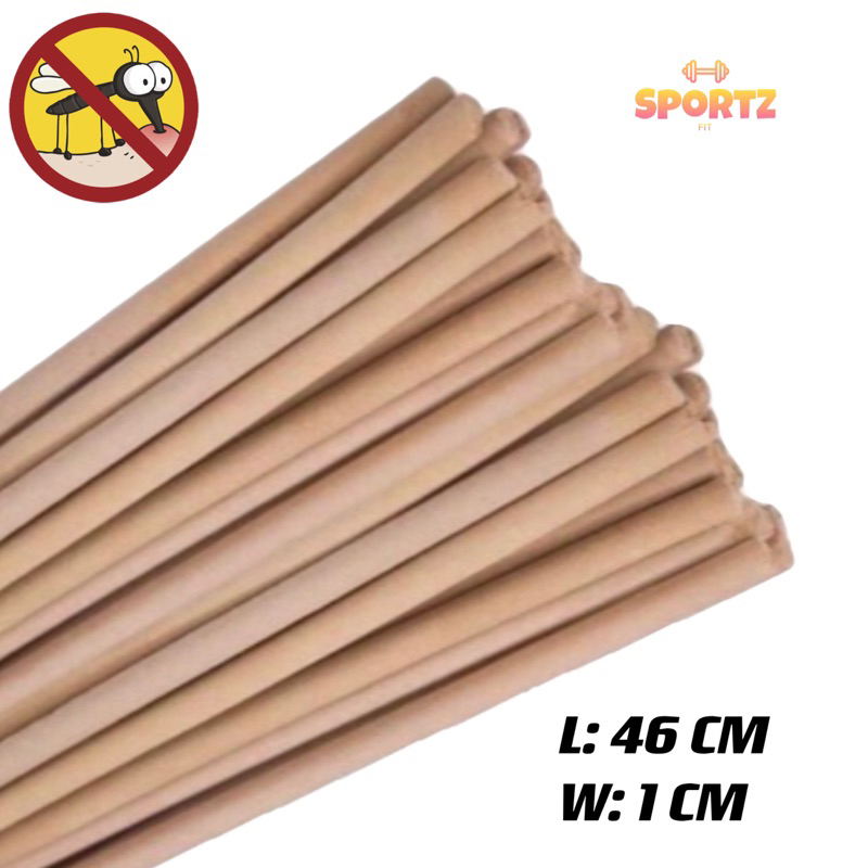 【天然艾草蚊香】Natural Herbal Wormwood Mosquitoes Killer Repellent/UBAT NYAMUK VIRAL Organik Bunuh Nyamuk-“1 Stick”