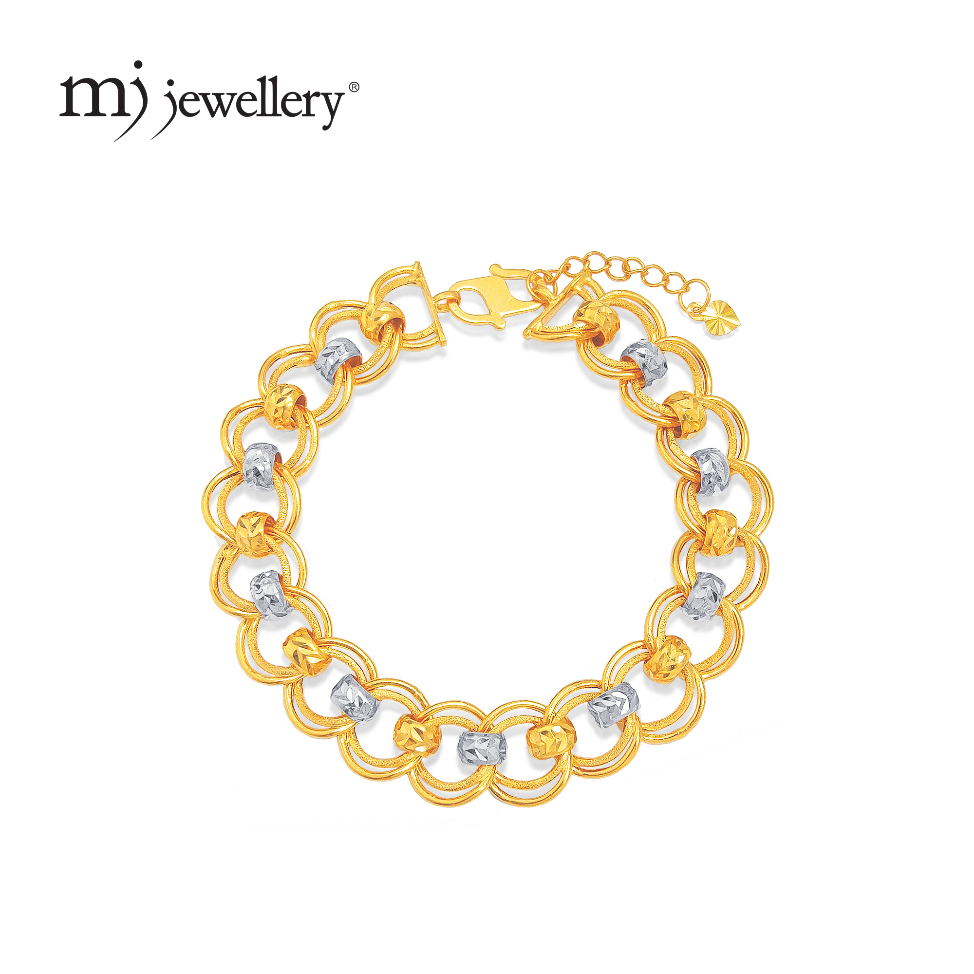 MJ Jewellery 375/9K Gold Rantai Tangan Coco Candy T028S
