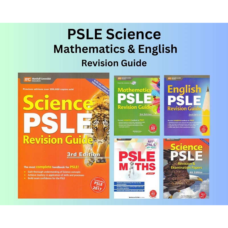 Singapore Syllabus (MCE) - PLSE English, Mathematics, Science, Revision Guide & Exam Papers