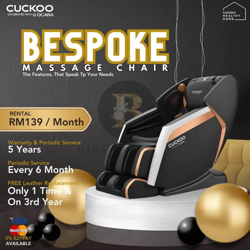 massage chair cuckoo co-create ogawa