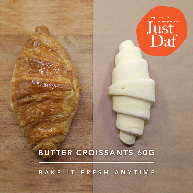 Butter Croissant 60g x 5pcs - FROZEN HOTEL GRADE