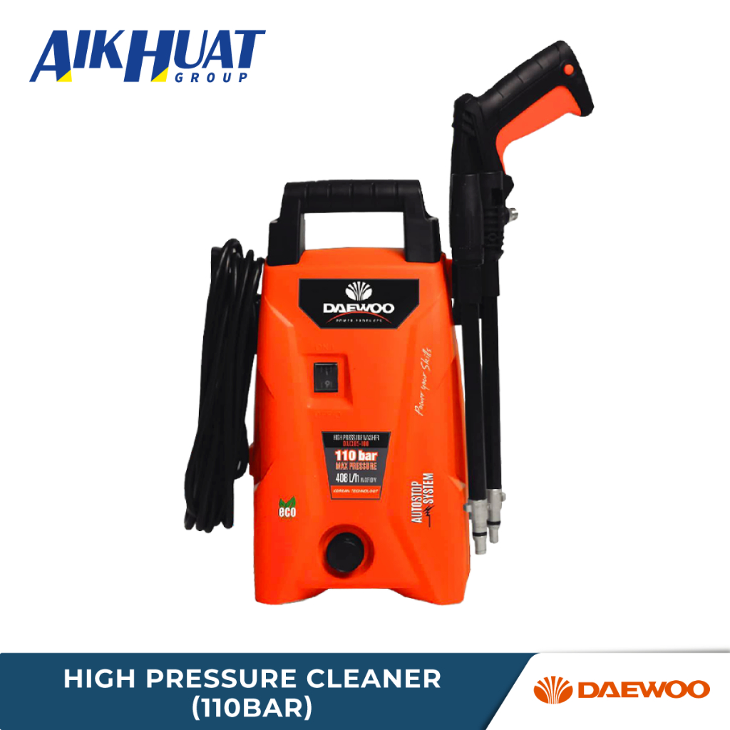 Daewoo High Pressure Washer (1500w/ 120bar) DAXX65-100 Water Jet Sprayer Mesin Cuci Kereta Car Washer Sprayer