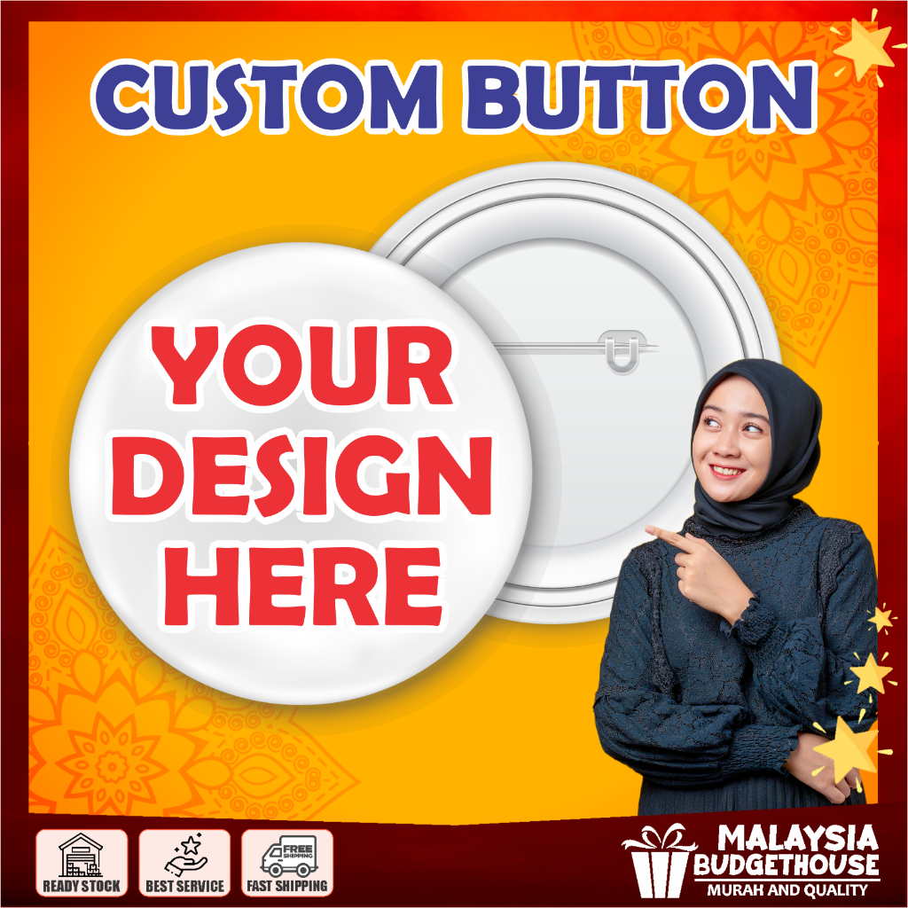 [BEST IN PERAK] Button Badge|Button Badges|Button Badges Custom