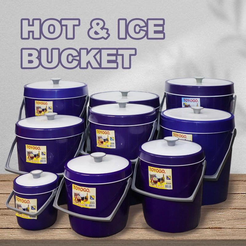 Local Seller Fast Delivery Toyogo Rice Bucket Ice Bucket Container Bekas Nasi Dragonware Denki