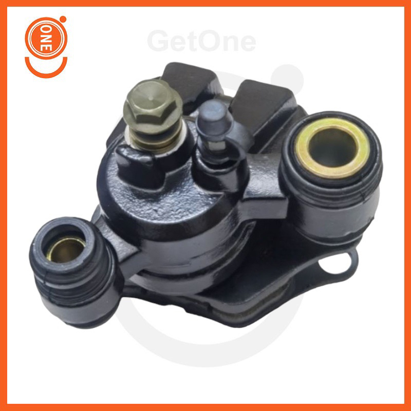 JLM EGO EGOS V1 CALIPER ASSY FRONT KELIPER PUMP BAWAH BLACK NO INCLUDE SCREW KIT