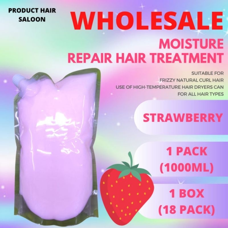 Borong Treatment Salon Moisture Repair Hair Treatment 1000ml