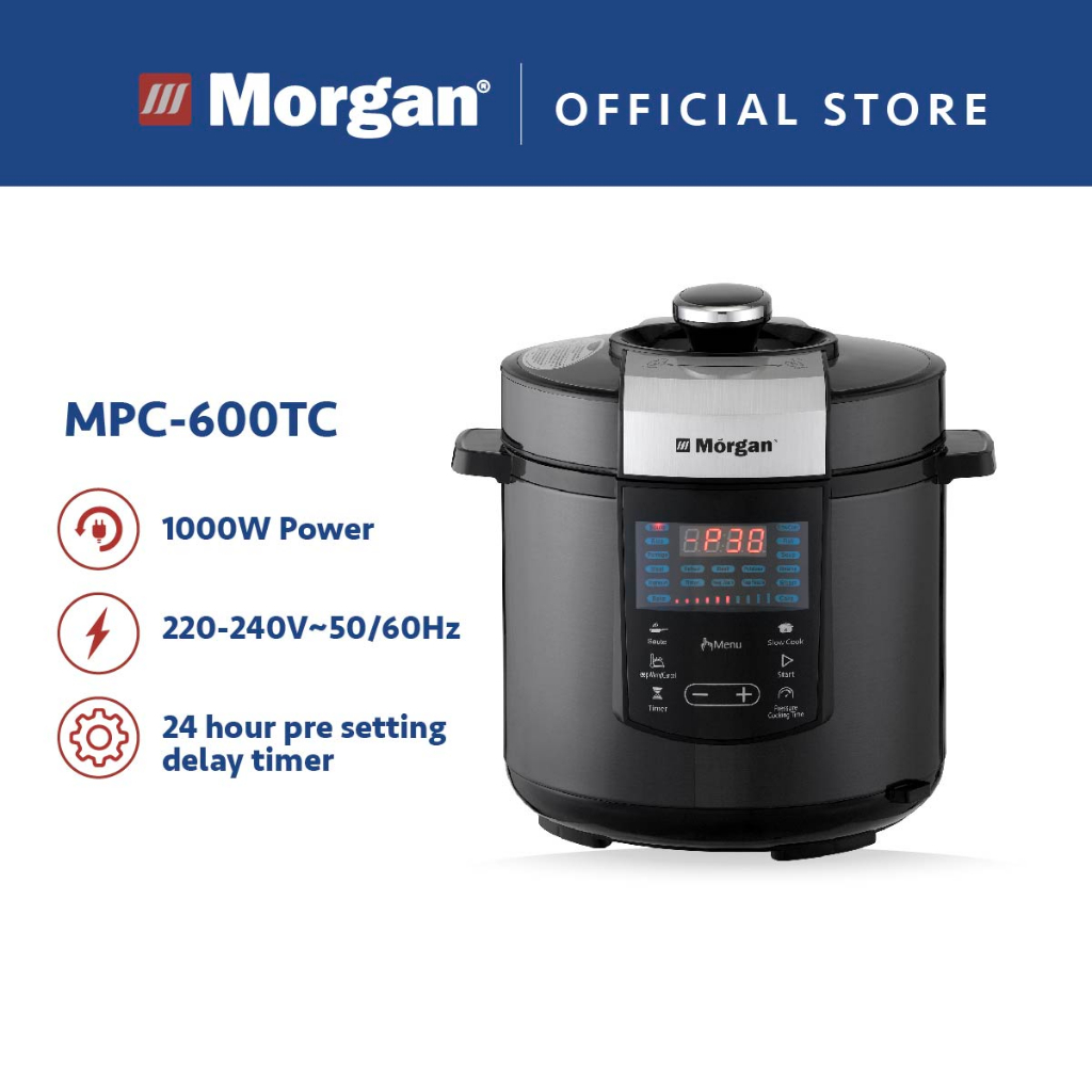 Morgan Electric Pressure Cooker 6L MPC-600TC