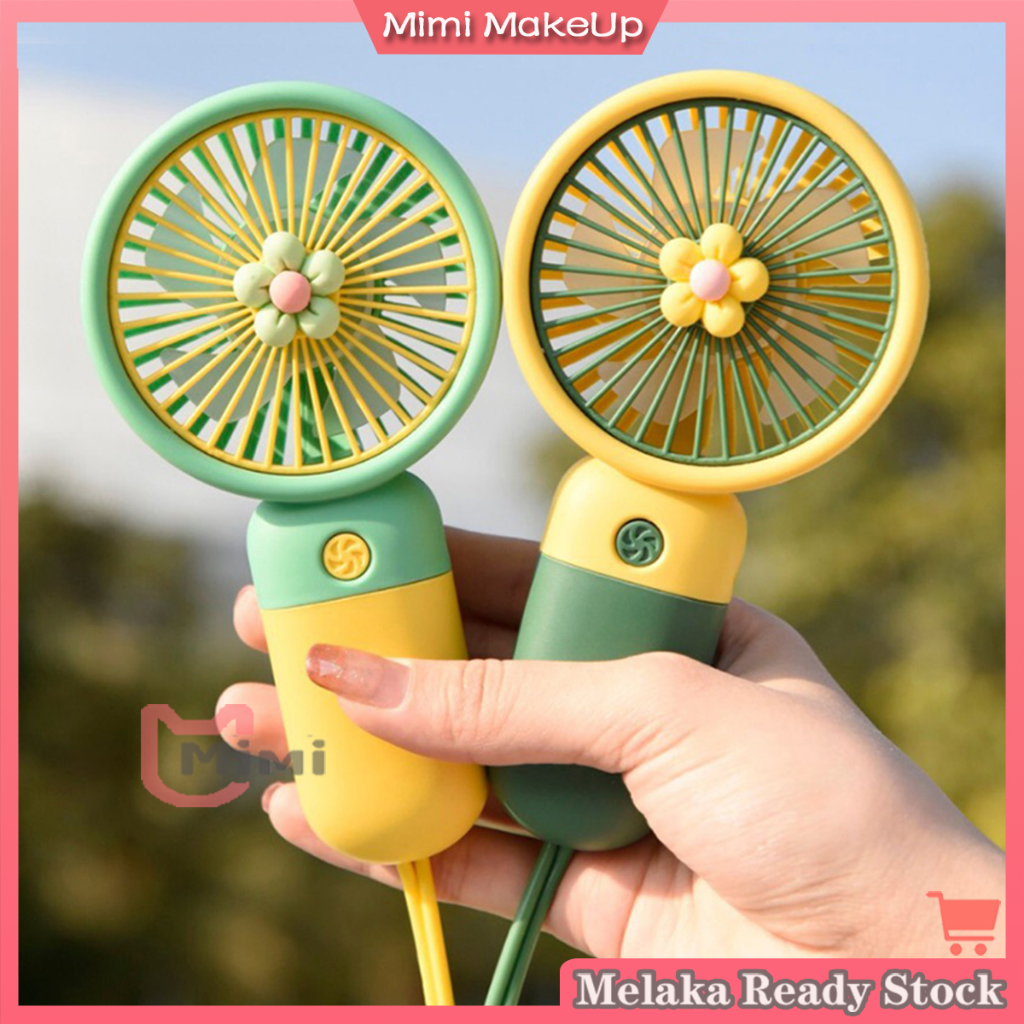 Portable Hand Table Mini Clip Fan USB super Fan Flower Fan Charge Battery Desk Cooling Small Kipas Mini Kipas Kecil 小风扇