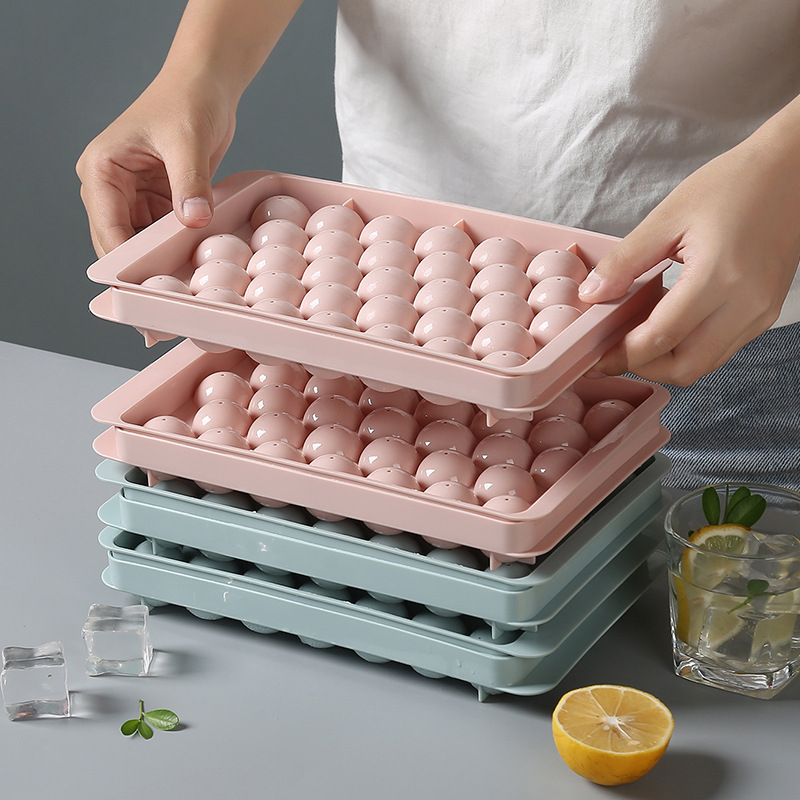 33 Grids Ice ball Cube Tray Jelly Maker Ice Maker Tray Plate Round Ice Ball And Diamond Shape Maker Ice Tray Mold