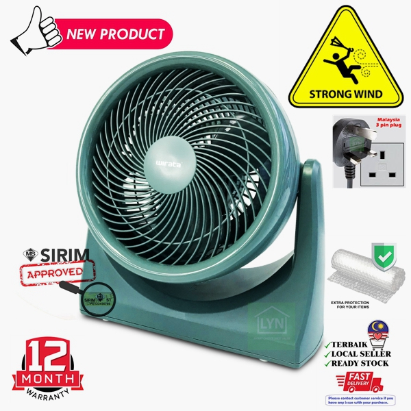 8" TURBO DESK FAN(GREEN/GREY COLOUR)Circulation Fan /Cyclone Fan/ Mini Fan / Kipas Lantai mini / Kipas Meja Mini