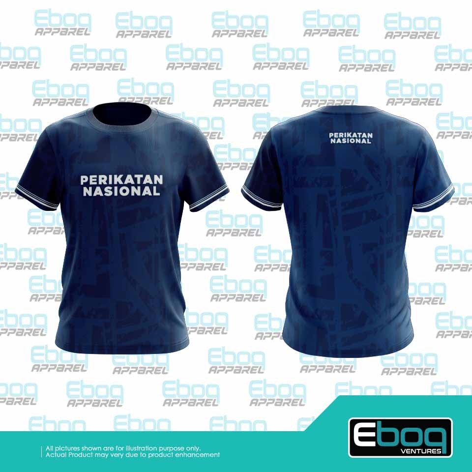 [READY STOCK] Baju Perikatan Nasional 01 / AA / Eboq Sublimation Jersi