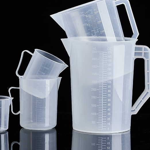 Measuring Jug 1000ML Extra Thickness Kitchen Transparent Handle Measuring Cylinder Baking Beaker Jug laboratory Plastic