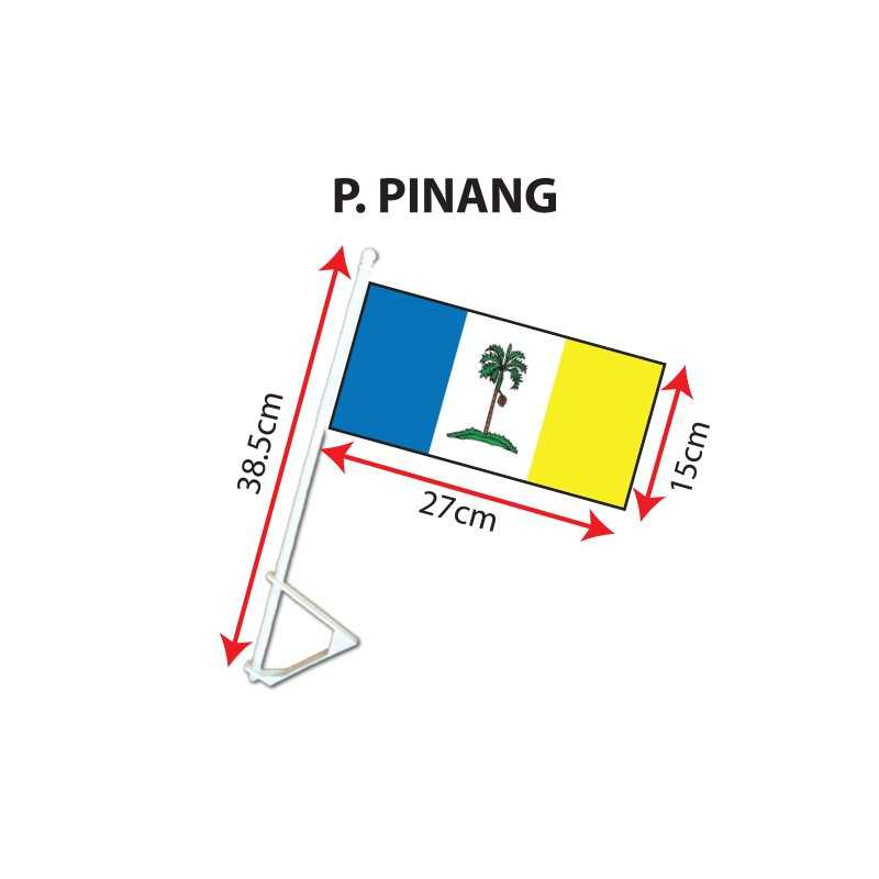 Car Flag /  Wall Flag Pulau Pinang
