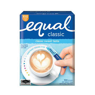 Equal Classic Sweetener (Sticks) 50s/100s