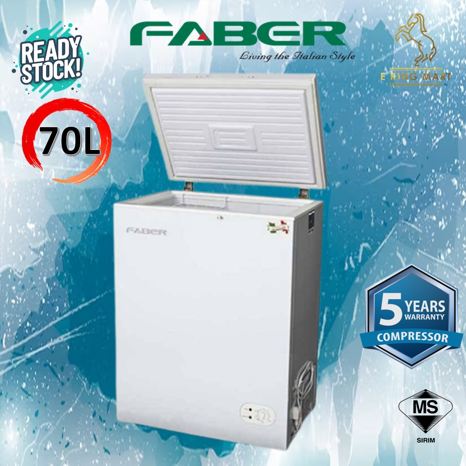 Faber Deep Freezer FZ-F88(N) 70 Liters DUAL Function / MECK Chest Freezer 80L Dual Function MFZ-80R6 Peti Beku 80LITRE