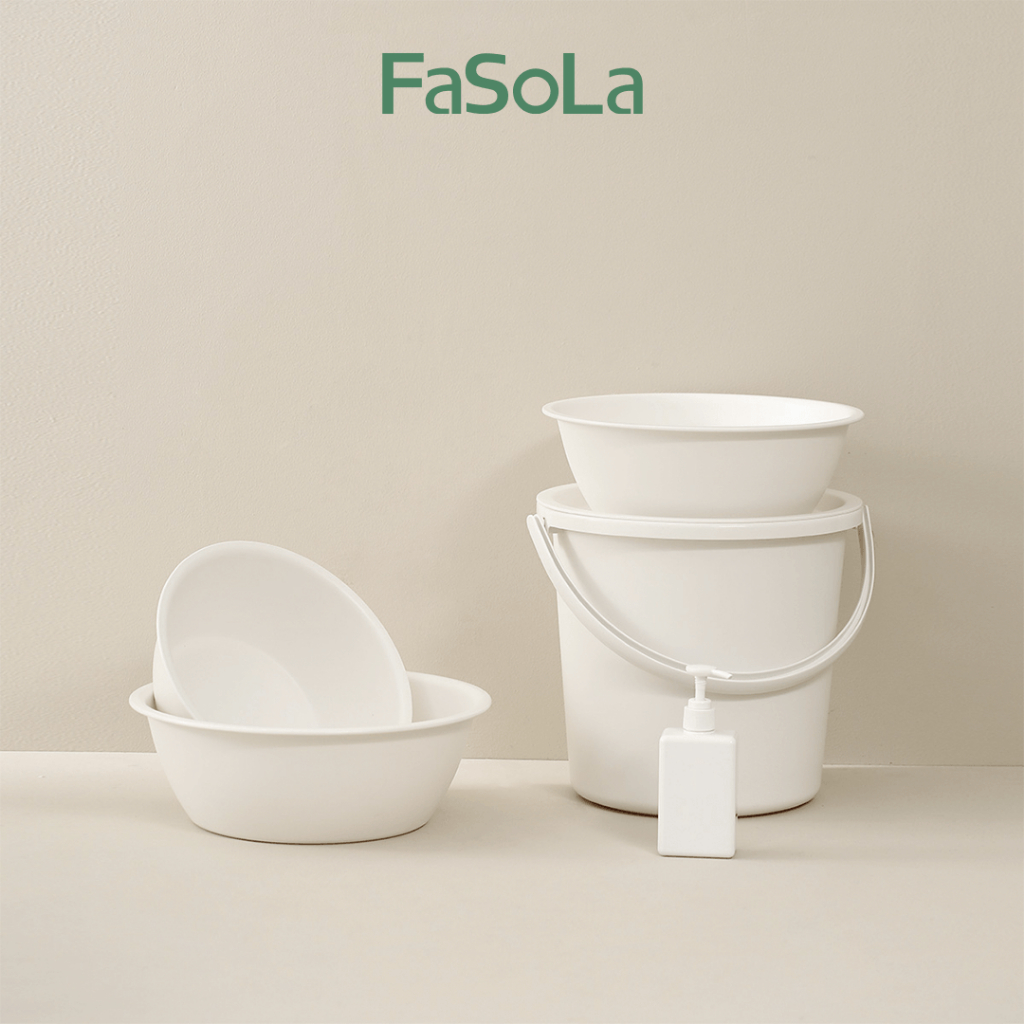 FaSoLa Bucket With Lid / Household Washbasin (Separated for order) 簡約帶蓋水桶/ 簡約家用臉盆