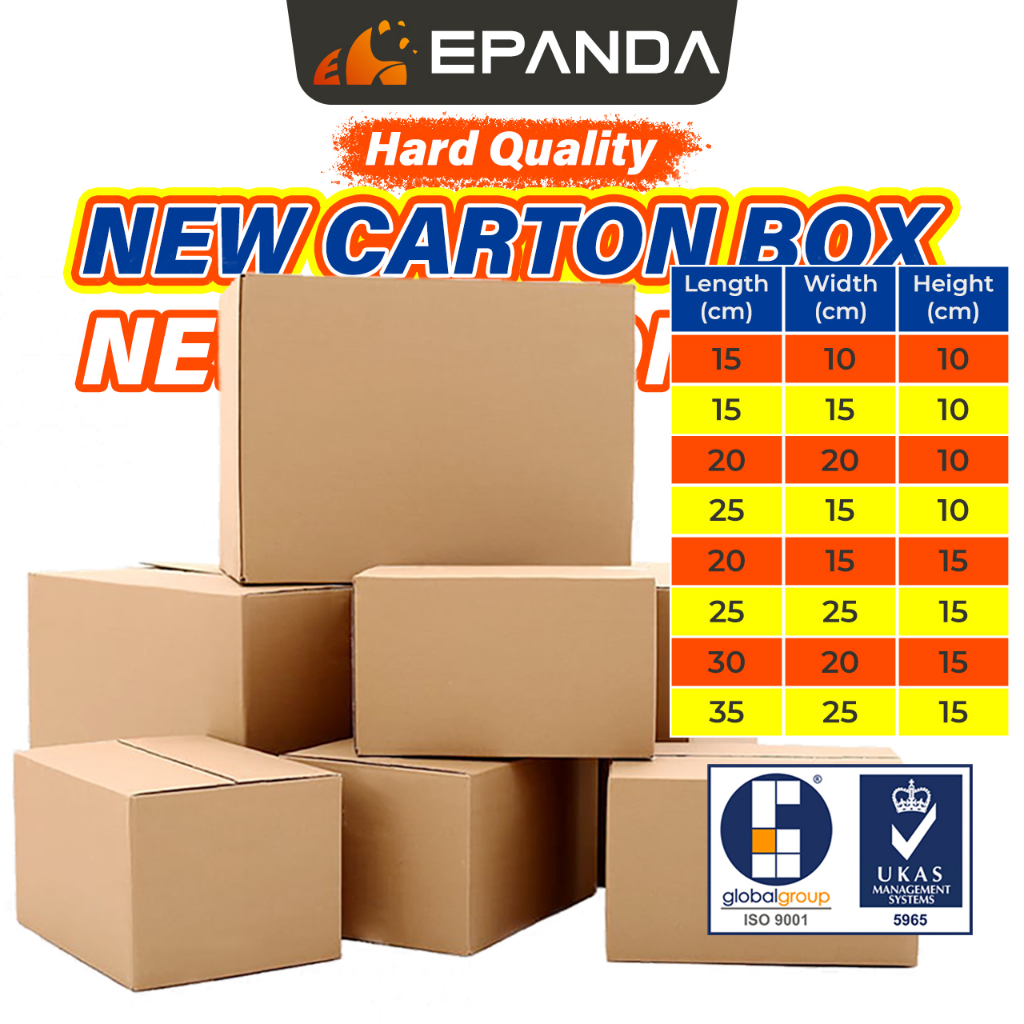 EPANDA Kotak Carton Box Packaging Box Paper Box Small Box Packing Box Parcel Box Kotak Packaging 纸箱