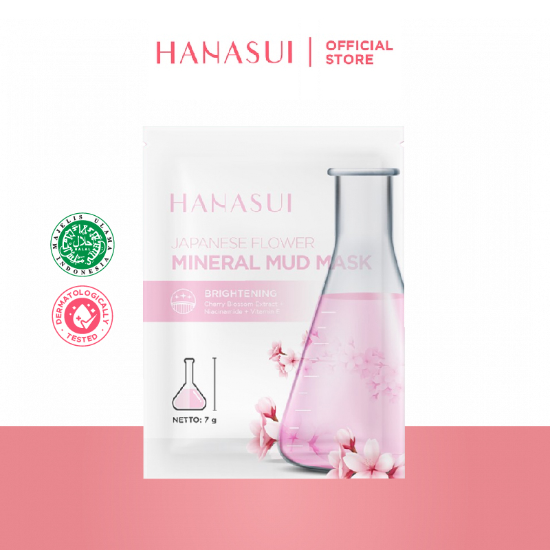 Hanasui Mud Mask Japanesse Flower/Korean Herbal/Asian Heritage (7g)