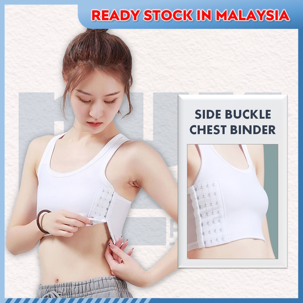 NYK Corset Side Row Buckle Shapewear Strengthened Bandage Reinforced Compression Binder Chest Binder Vest Flat Chest
