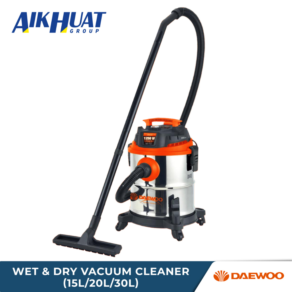 Daewoo Pro Vacuum Cleaner DAVC90S Wet & Dry 3 In 1 Vacum Rumah & Blower 15L 20L 30L Mostaz Moto Q9