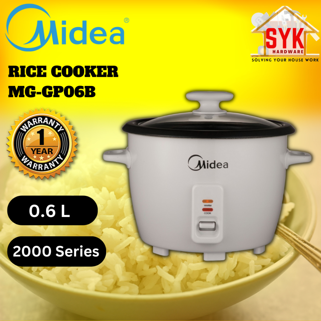 SYK Midea MG-GP06B MG-GP18B Electric Rice Cooker Kitchen Home Appliances Periuk Nasi Elektrik