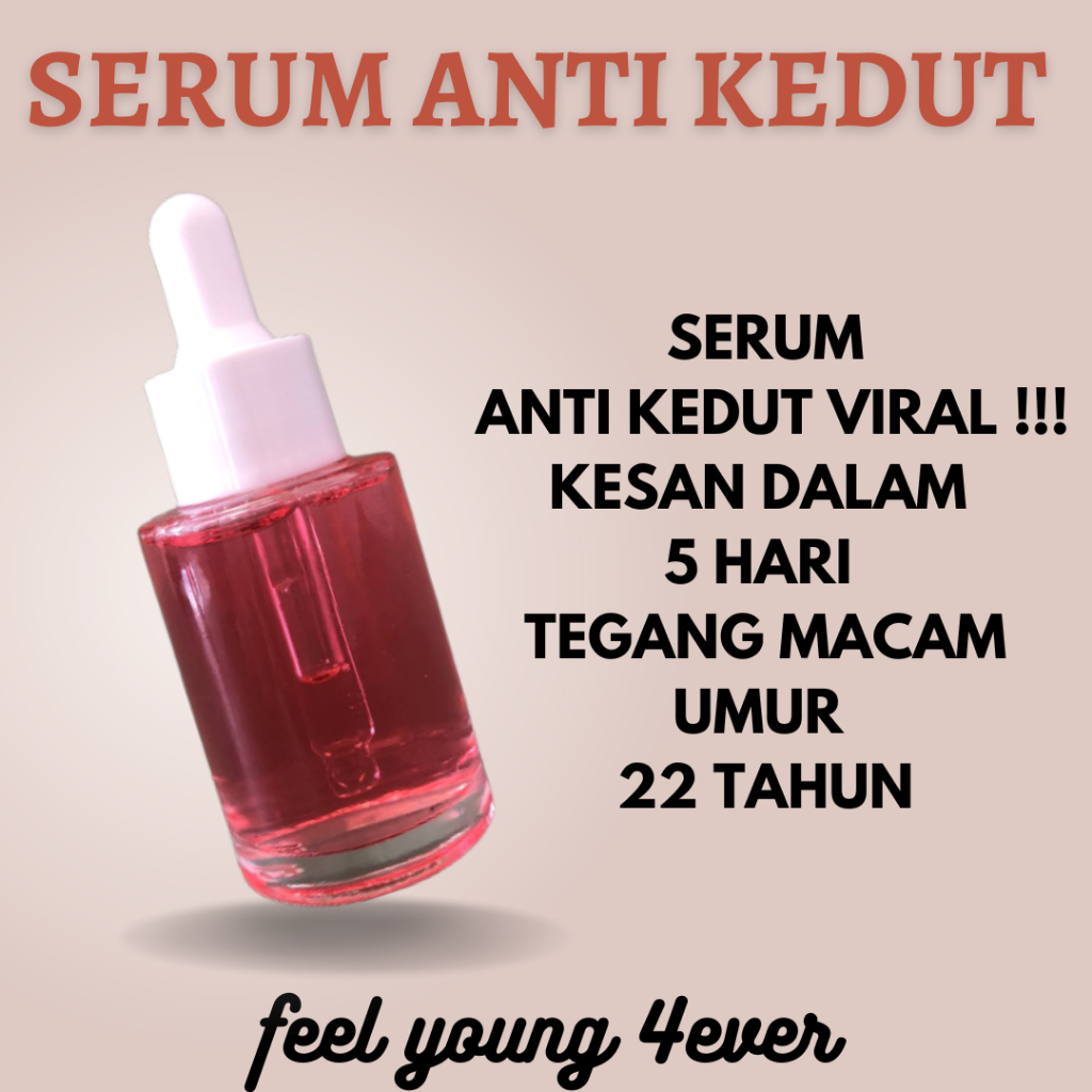 [JENAMA SENDIRI OEM] 30ML SERUM ANTI PENUAAN KESAN DALAM 5 HARI TEGANG MACAM UMUR 22 TAHUN anti-aging young 4ever