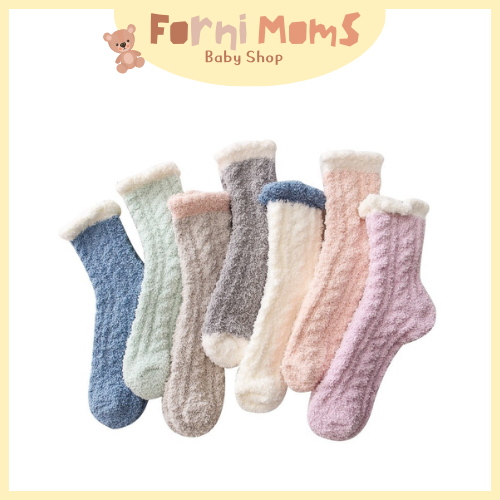 Maternity Socks Stoking Terapi Stoking Pantang Fluffy Sock Ibu Stokin Tebal Ibu Mengandung Fluffy Sock Stokin Tebal