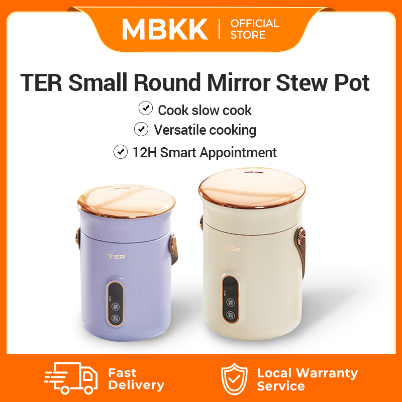 TER 600ML Health Pot Electric Stew Pot Mini Small Portable Office Artifact Can Cooking Rice便携炖煮锅