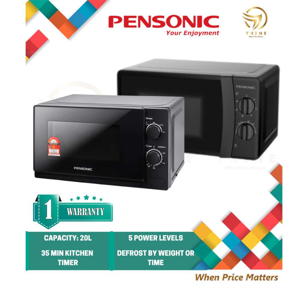 Pensonic Microwave Oven (20L) PMW-2005 / PMW2005 / PMW2004 PMW-2004 / SHARP BASIC MICROWAVE OVEN (20 L) R219EK