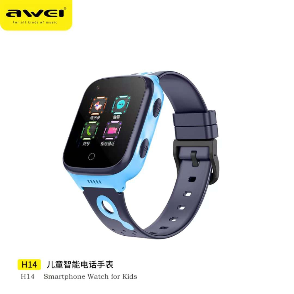 AWEI H14 Smartphone Watch / Location Tracker / Video Call / Voice Chat / Waterproof Camera