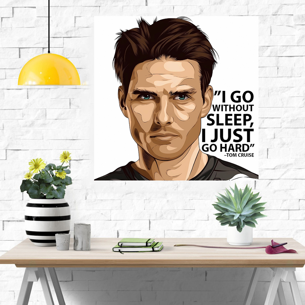 Tom Cruise 10x10 Inch Frame Wall Decoration