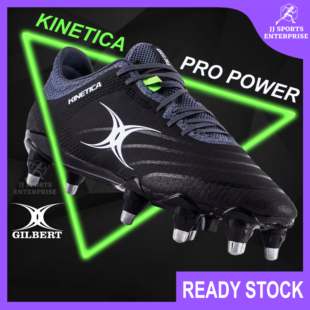 Gilbert Kinetica Pro Power Rugby Boots Kasut Rugby Kasut Ragbi Gilbert Pro Lite Aluminium Rugby Boot Studs