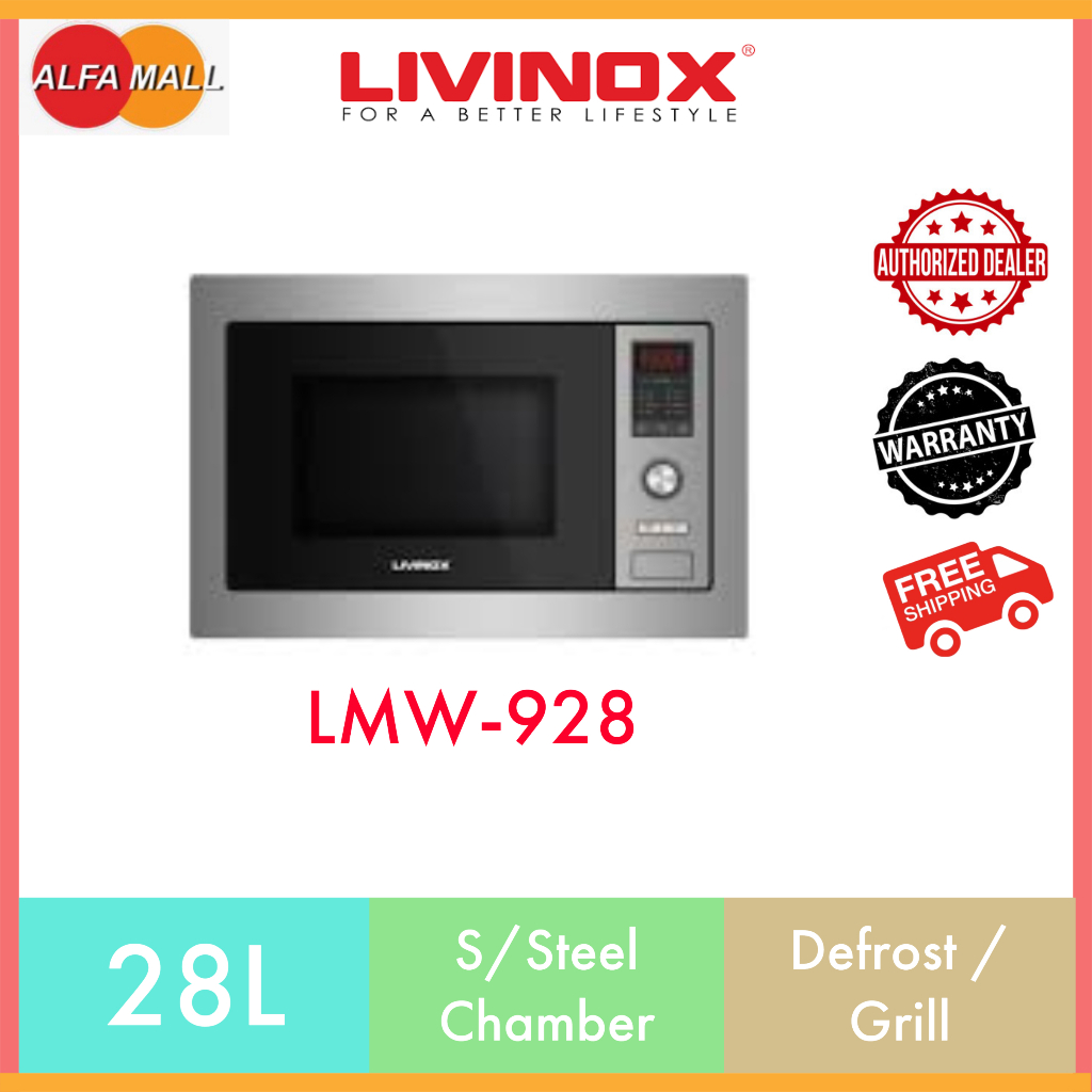 [AUTHORISED DEALER] LIVINOX® (GERMANY) LMW-928 BUILT-IN MICROWAVE [INVOICE PROVIDED]