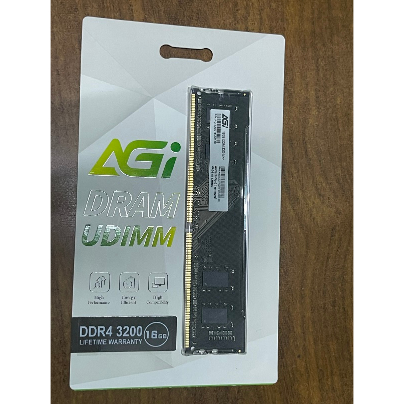 RAM AGI 16GB DDR4 3200MHZ UDIMM